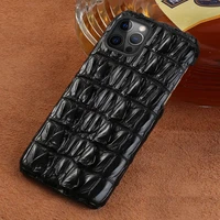 genuine crocodile leather case for iphone 13 pro max 12 mini 11 12 pro max xr x xs max 6 6s 7 8 plus 5 se 3 2 2022 luxury cover