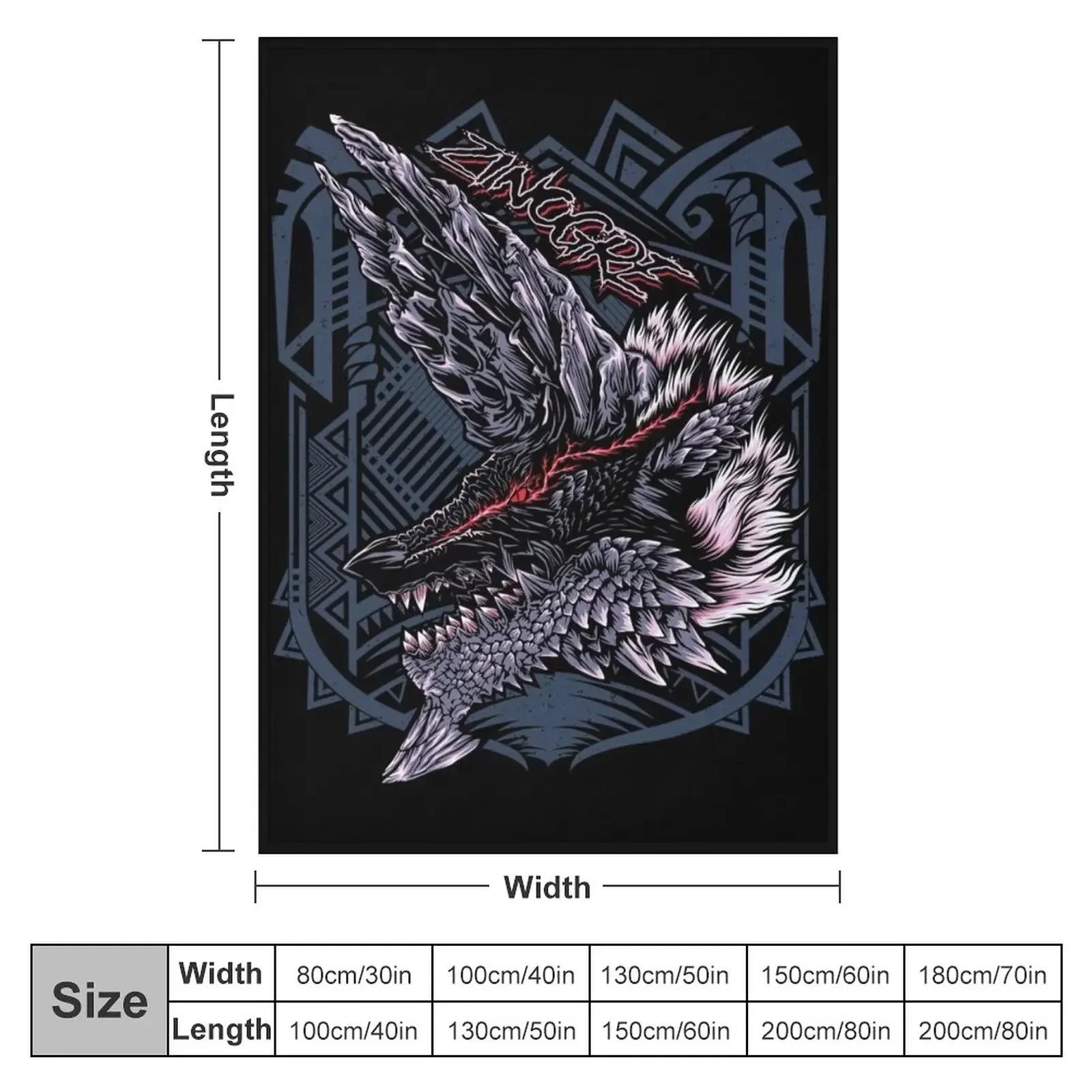 Декоративное зимнее одеяло для дивана меховые одеяла Zinogre MHW