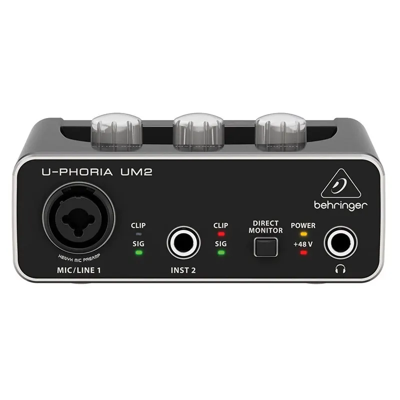Усилитель микрофона BEHRINGER UMC22/ UM2/UMC202HD внешняя звуковая карта с функцией записи в