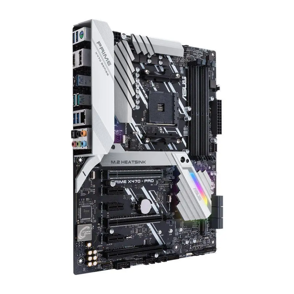 Материнская плата X470 AM4 для Ryzen 5 3600 процессоров ASUS PRIME X470-PRO материнская DDR4 64 Гб PCI-E 3