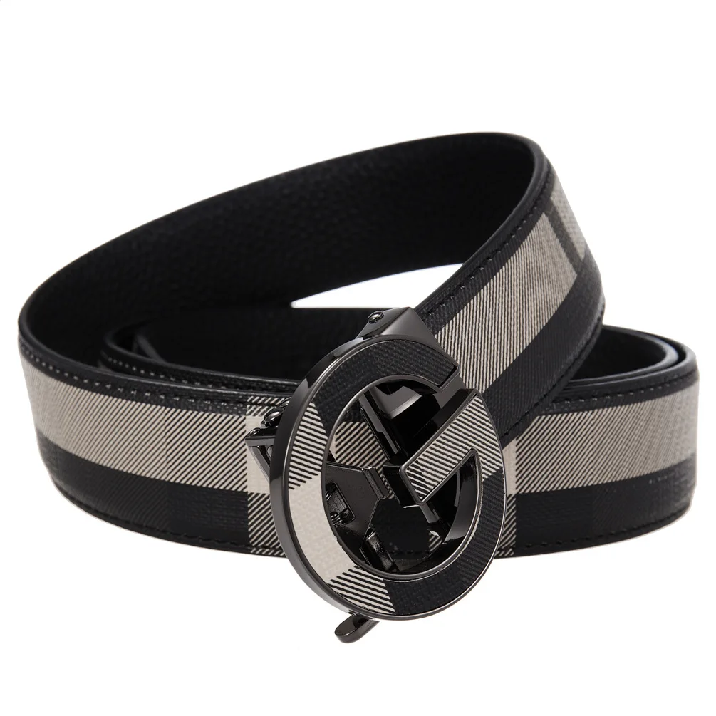 Luxury Designer G Belts Men High Quality Male Women Genuine Real Leather G Automatic Buckle Dress Strap Belt for Jeans