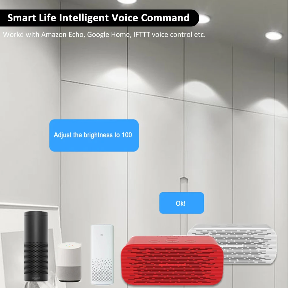 Светодиодный Светильник направленного света с поддержкой Wi-Fi 110 В 220 - купить по