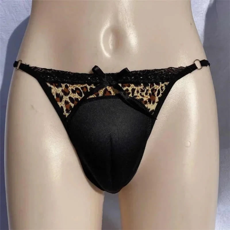 

Leopard T-Back Camel Toe Control Panty Hiding Gaff Underwear Crossdresser Transgender Sissy Panties Shemale Ladyboy Thong