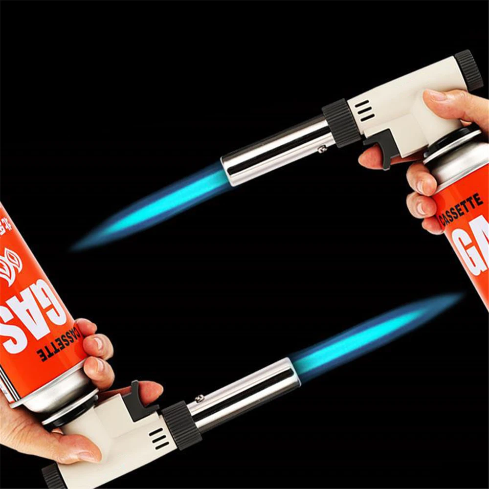 

Новый огнестойкий бутановый газовый фонарь, зажигалка для барбекю, для приготовления пищи, регулируемый сварочный фонарь огневой мощи, инс...