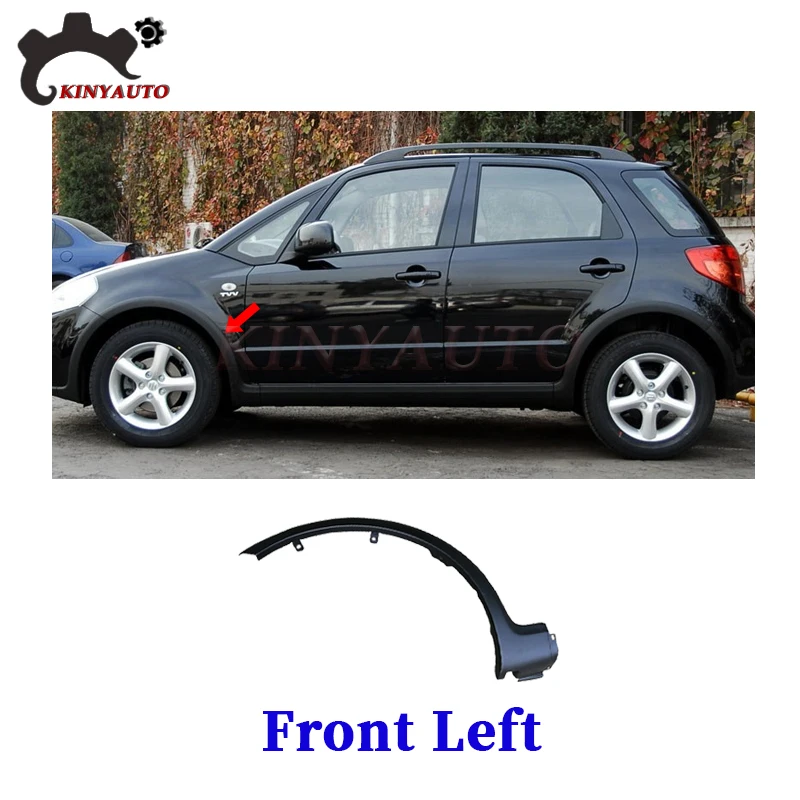 

Для Suzuki SX4 2008-11 хэтчбек колесо брови крыло Pad удлинитель колесные арки отделка