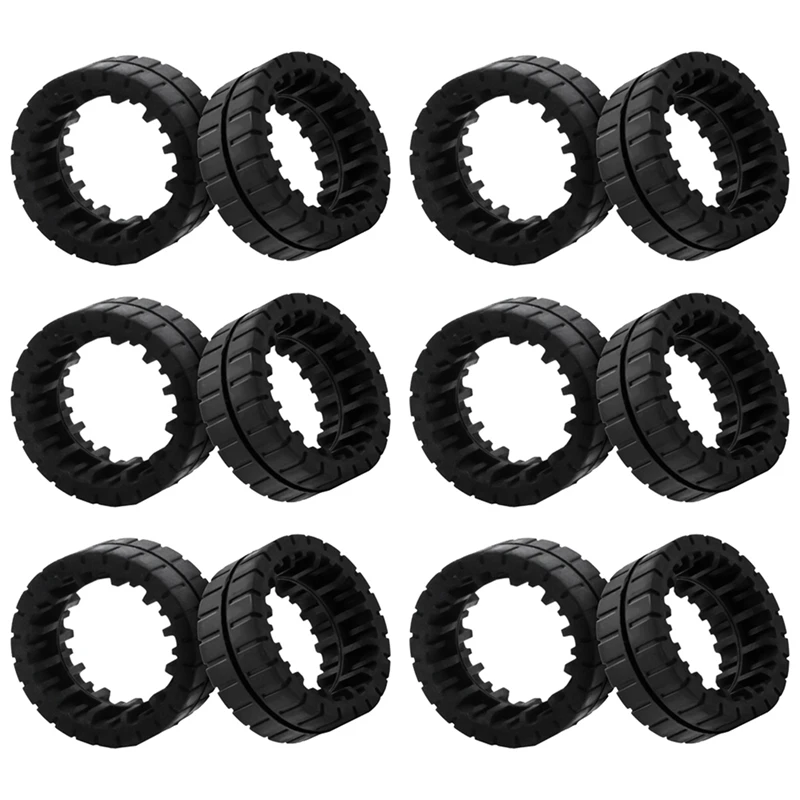 

12Pcs Antislip Replacement Wheels Tires For Irobot Braava Jet M6 Ultimate Connection Robot Part Replacement