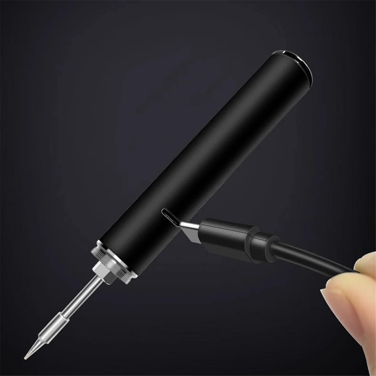 Usb-паяльник с зарядкой электрический 18650 литиевая батарея третья передача работа