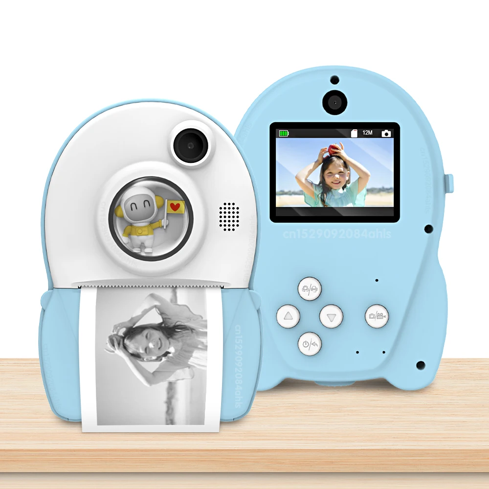 

Цифровая камера для селфи с замедленной съемкой, камера с мгновенной съемкой, принтер для детских игрушек, фотопечать, термопринтер, камера для детей, рождественский подарок