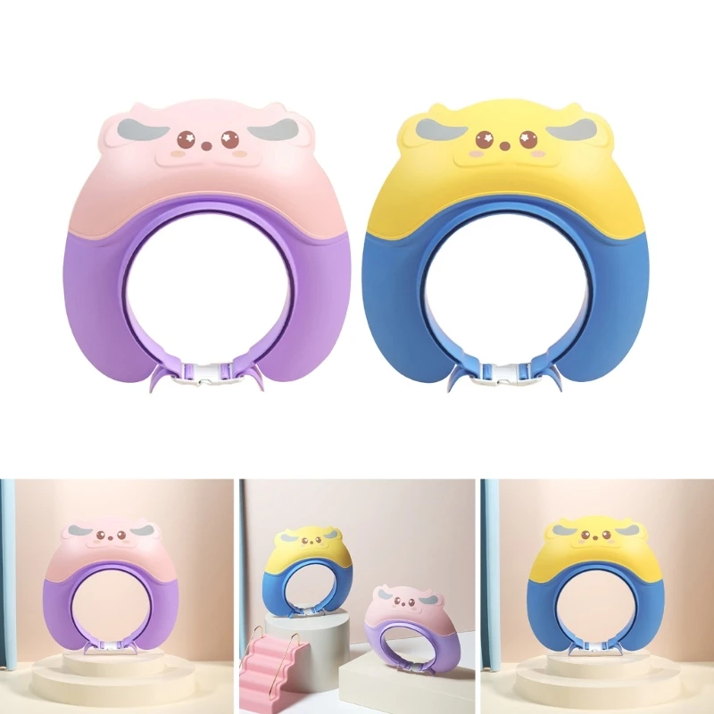 

Childrens Shower Hat Waterproof Infant Wash Hair Shield Cap Kids Bath Visor