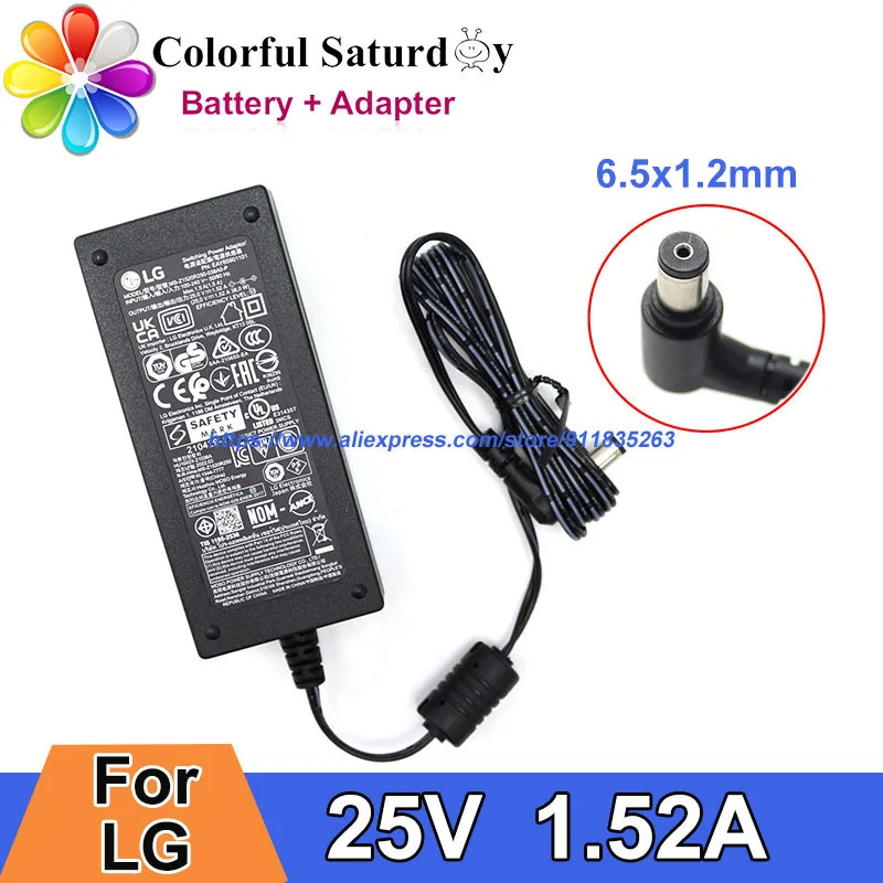 25V 1.52A DA-38A25 MS-Z1520R250-038A0-P AC Adapter DYF-2430 For LG SH4 SH5 LH7 SOUNDBAR NB3730A NB3540 NB3732A SN4 SK5Y Charger