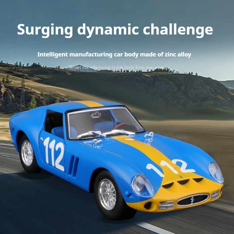 Bburago Ferrari 250 Gto Масштаб 1:24 Литая Под Давлением Модель Автомобиля Fxx K