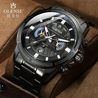 stylish casual men luminous waterproof sports stainless steel alloy wristwatches calendar male clock quartz watches