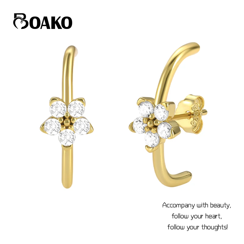 

Женские серьги из серебра 2022 пробы, с лепестками