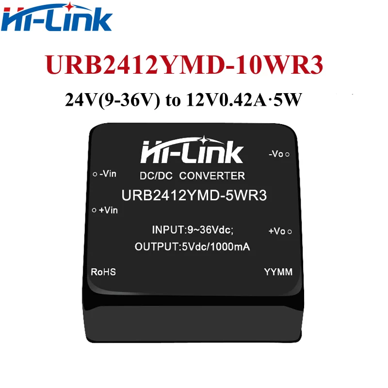 

Hi-Link телефон, оригинальный телефон, мощность 5 Вт, вход 24 В, Φ 5V 1A, понижающий источник питания