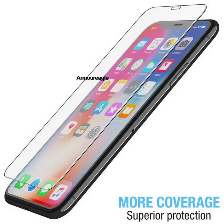 5 шт. полное покрытие из закаленного стекла для iphone x xs 11 pro max xr 12 13 mini 7 8 6 6s plus 5s se 2020
