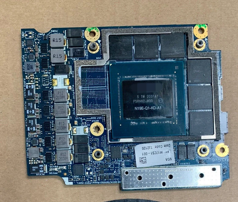 Видеокарта HP ZBook Fury 15 17 G7 RTX 3000 6 ГБ 4000 8 Гб 5000 16