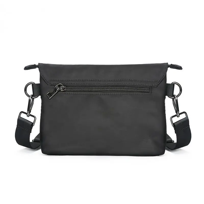 Waterproof Men's Fashion Shoulder Bag Nylon Solid Color Messenger Bag Phone Bag Men and Women Universal Casual Crossbody Bag