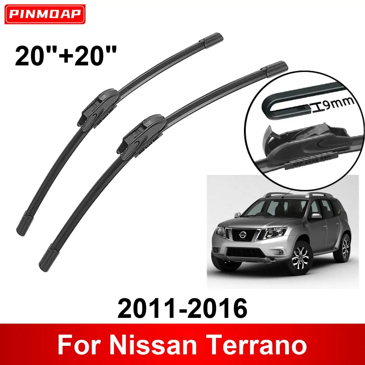 Автомобильный дворник для Nissan Terrano 2011-2016 20 дюймов + передние и задние щетки резак