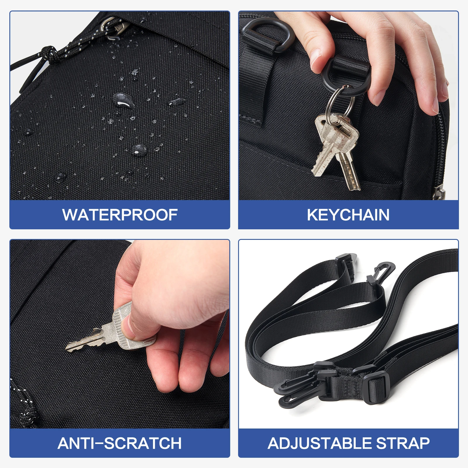 Мужская сумка-мессенджер OIWAS на плечо