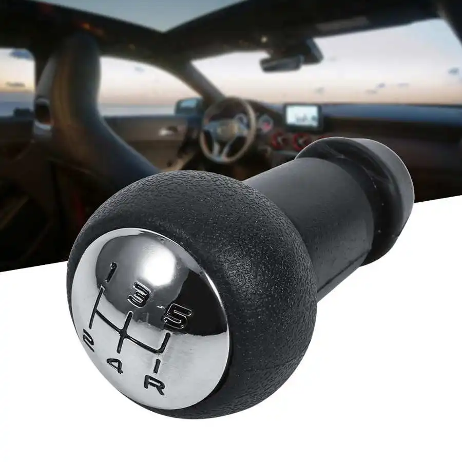

Universal Black Car 5 Speed Gear Stick Shift Knob Manual For Peugeot 307