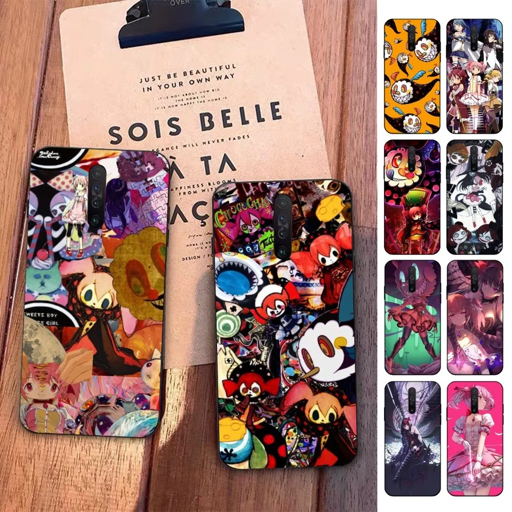Милый чехол для телефона с аниме Puella Magi Madoka Magica Samsung S 20 21 22 23 plus Ultra Redmi Note 8 9 10 11 Huawei Y