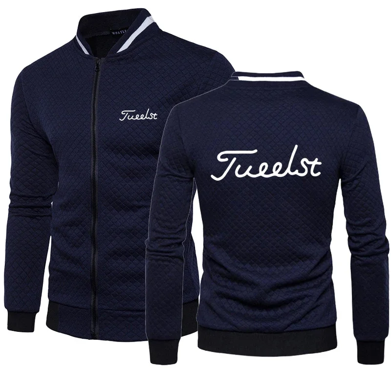 

High Quality Korea Autumn Winter New Hot Fashion Golf Zipper Men's Jackets Men Coat Casual Men's Jackets Golf Jacket Tops S-4XL