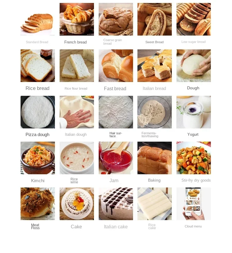 Versatile EASTPOLE Bread Maker - Multifunctional Home Baking Machine for Cake Dough Fermentation and Steamed Bun 220V