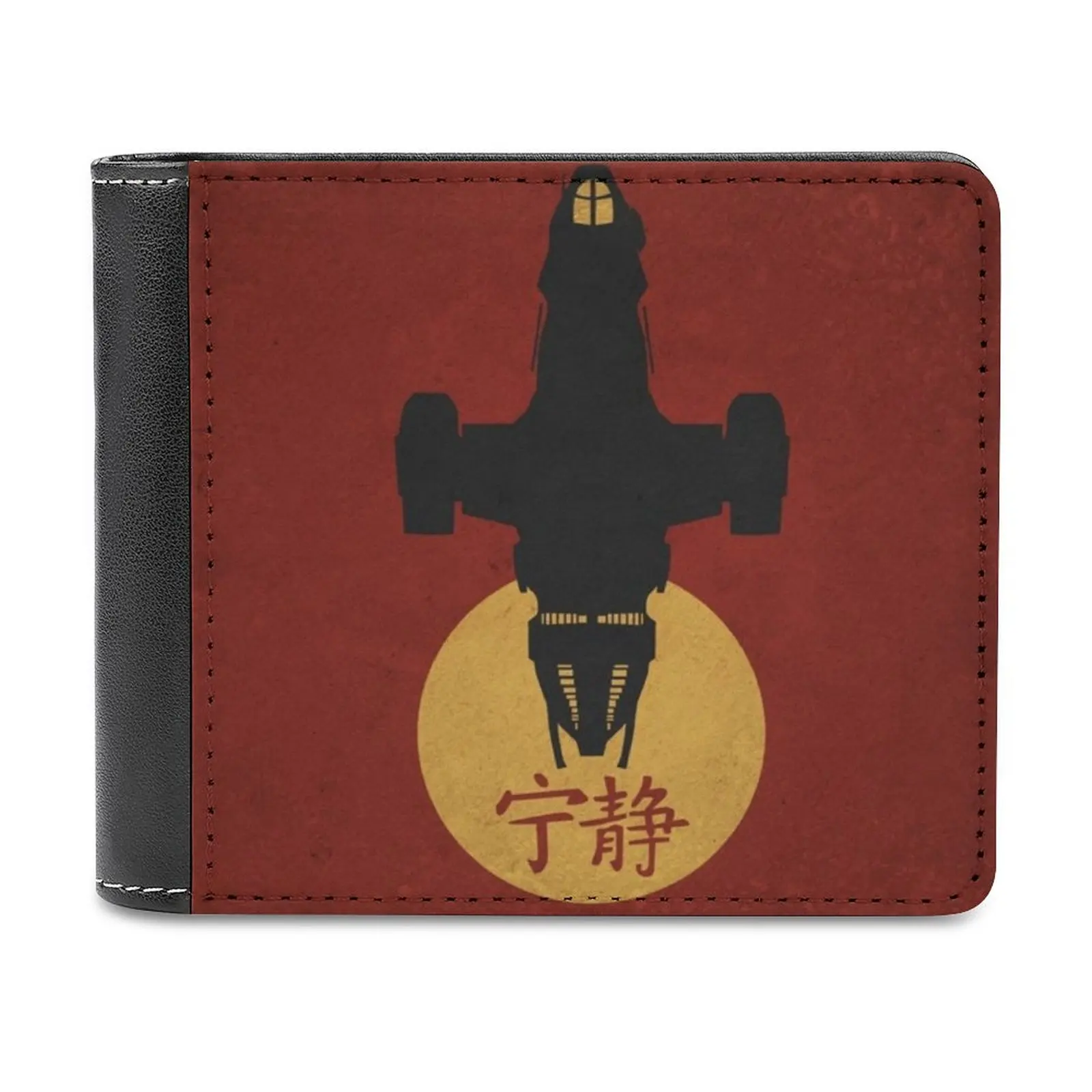 

Firefly-Serenity Silhouette-Joss Whedon Soft Men Wallets New Purse Credit Card Holders For Male Purses Men Wallet Firefly
