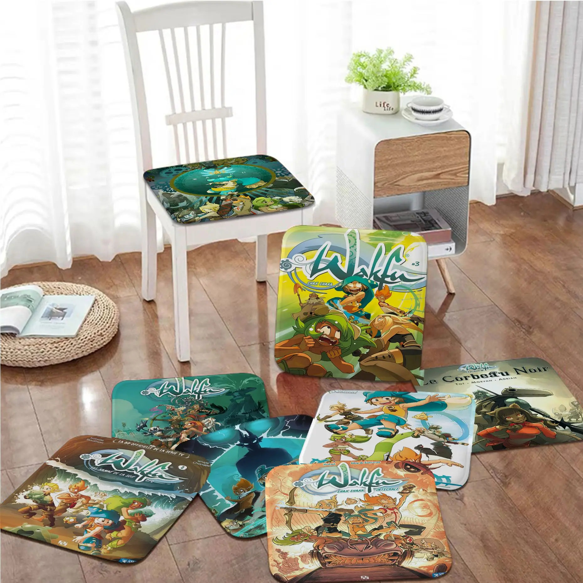 W-wakfu Game Многоцветная Мягкая Плюшевая Подушка Удобная Дышащая Нескользящая