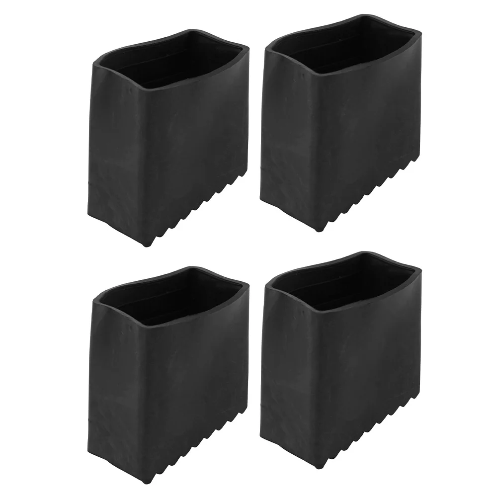 

4 Pcs Rubber Shoes Folding Bracket Ladder Feet Protect Cover Protector Boot Non-skid Pads Accessories Legs Covers Non-slip