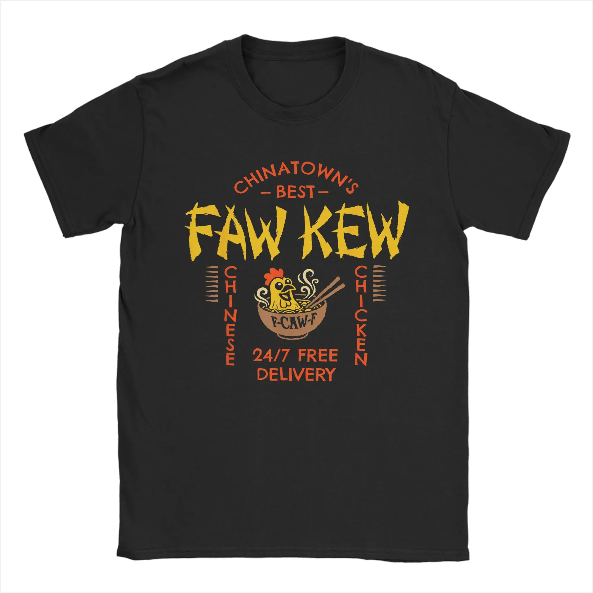 Фото Футболка унисекс FAW Kew Chinese Fao Fow Fowk Fawk, забавная вирусная футболка с мемом F-Caw-F, в стиле Харадзюку, летняя, топ, подарок №1