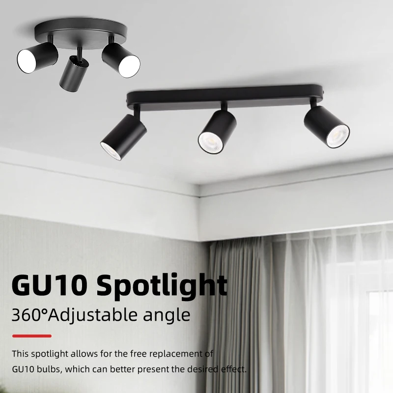 CANMEIJIA Подвесные светильники GU10 светодиодные 3 шт. |