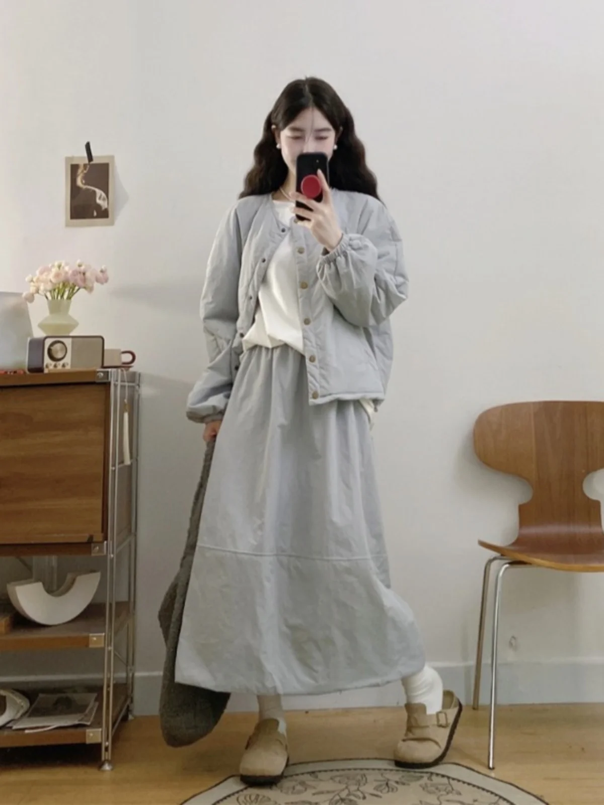 Комплект зимней одежды High Sense Женская одежда больших размеров Пухлая девушка