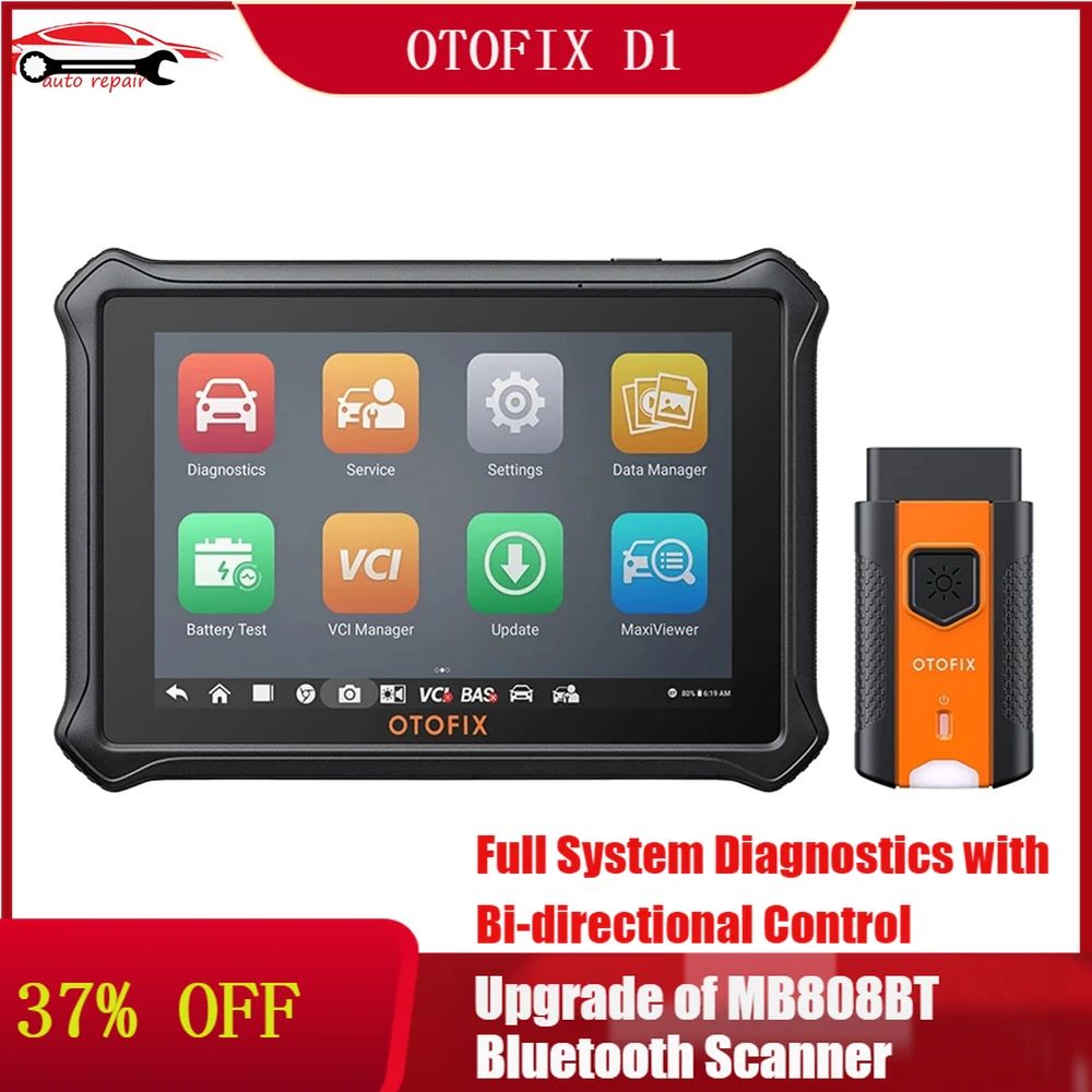 

Autel OTOFIX D1 Professional Diagnostic Scanner with Bi-directional Control OE-level OBD2 All System Bluetooth OBD2 Scanner