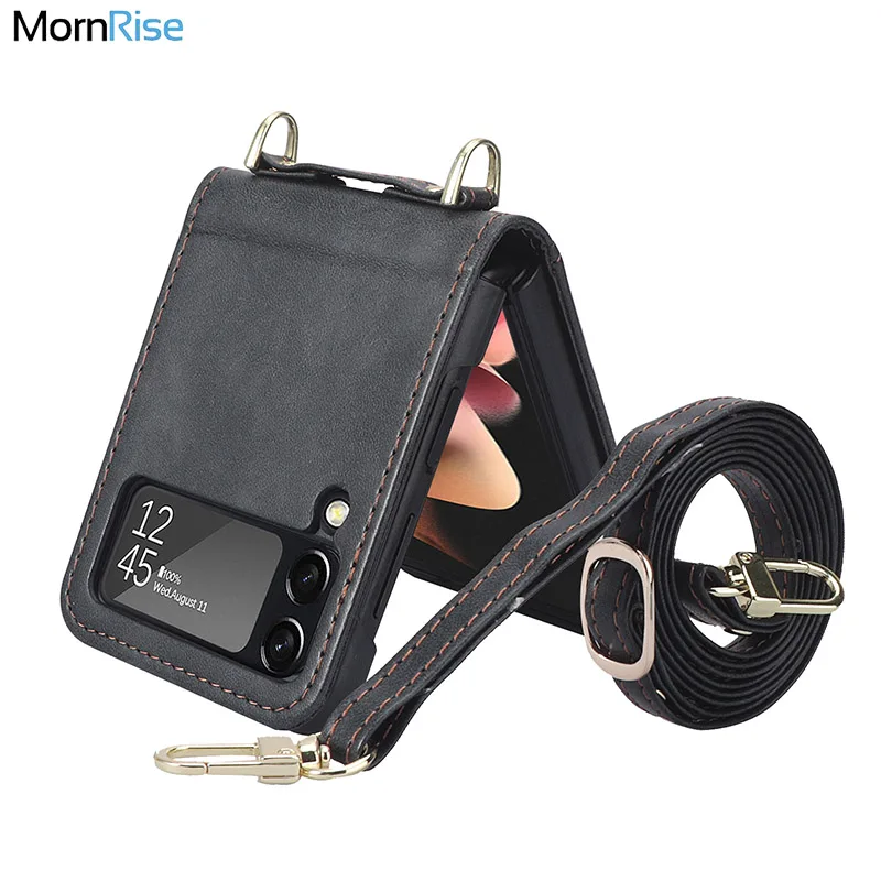 

For Samsung Z flip 4 Wallet Case Magnetic Book Flip Cover For Samsung Z flip4 Card Photo Holder Luxury Leather Phone Fundas