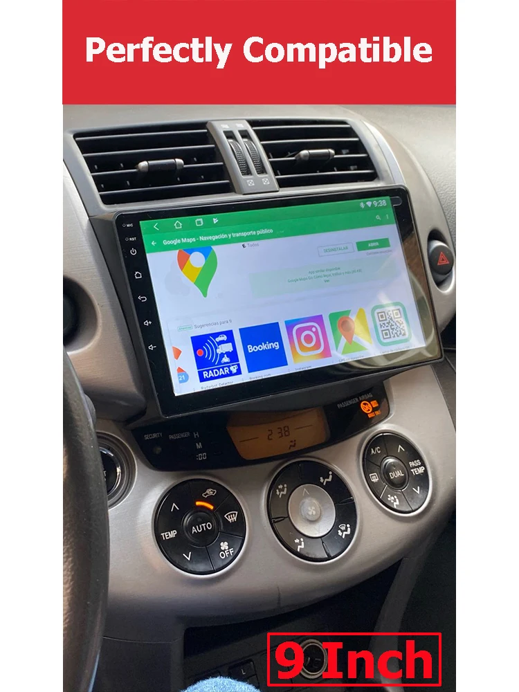Автомагнитола для RAV4 Rav 4 06-11 Toyota мультимедийный плеер с радио Gps Wi-Fi 4G Android 10 0