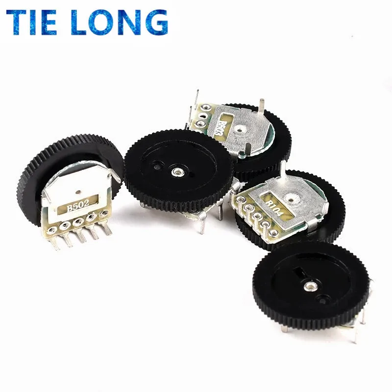 TIELONG 10 шт. B103 16x2 мм 10K Ом двойной циферблат конусное колесо для объема дуплексный