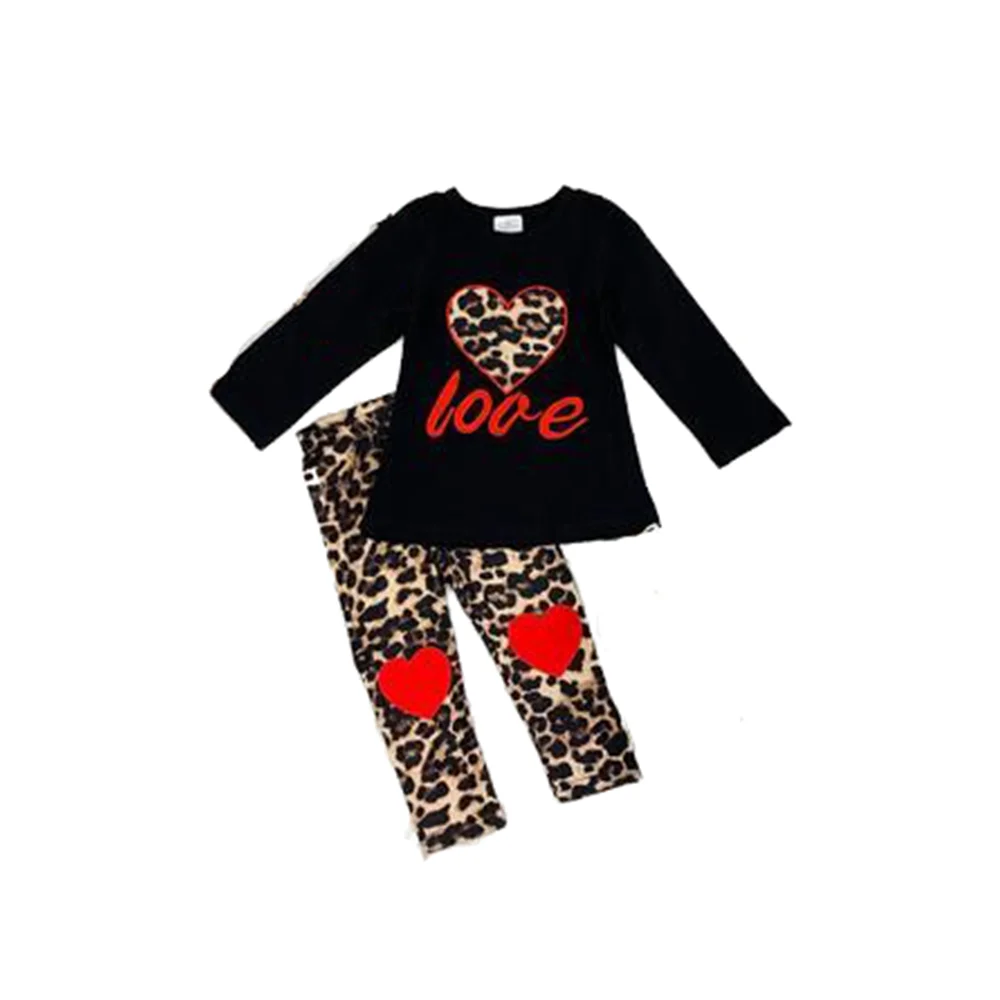 

Женский комплект из топа с длинным рукавом, леопардовой расцветки