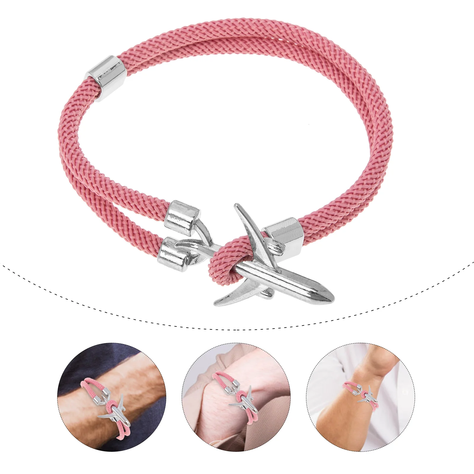 

Machine Bracelet Woven Bracelets Women Bracelet Gift Personality Stylish Wrist Band Alloy Chic Male Bracelet Man Men Wrist Chain