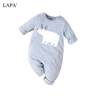 lapa baby girls 0 1y autumn spring 1 piece summer long sleeve regular bear cotton cute rompers casual jumpsuits