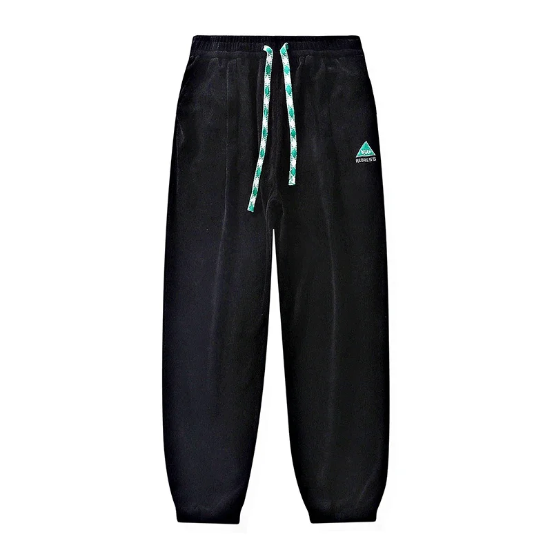 Высококачественные мужские спортивные штаны Atumn модные джоггеры Вельветовая