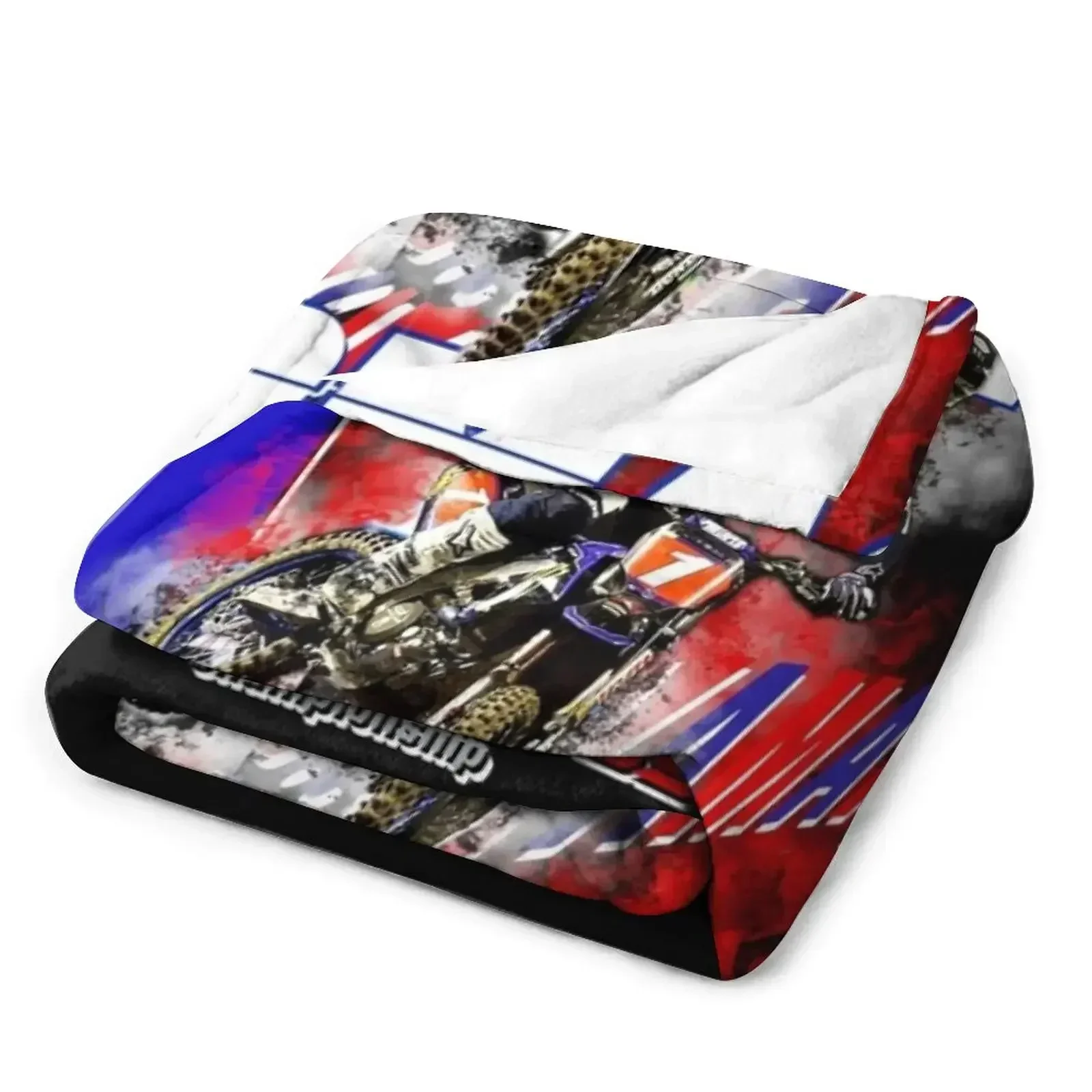 Эли Томак # 1 Мотокросс Суперкросс- SUPERCROSS CHAMPION SUPERSTAR SUNDAYS ФУТБОЛКА Плед Диван