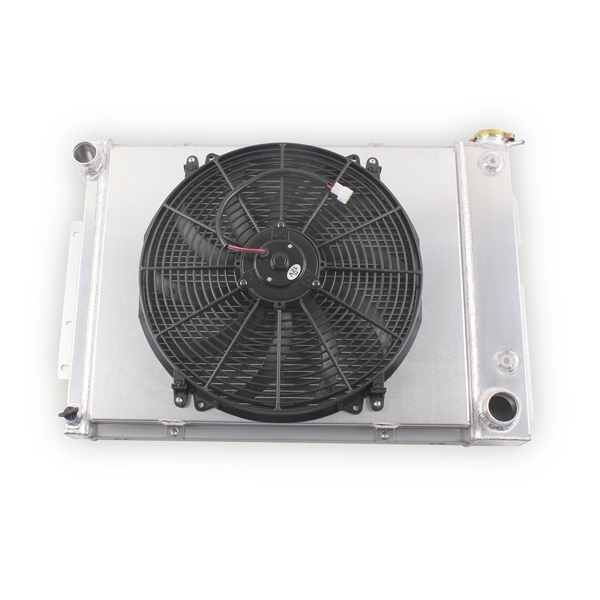 

For 1967 1968 1969 Chevy Camaro Pontiac Firebird Manual Transmission Models Only 3 Row Aluminum Radiator+Shroud Fan