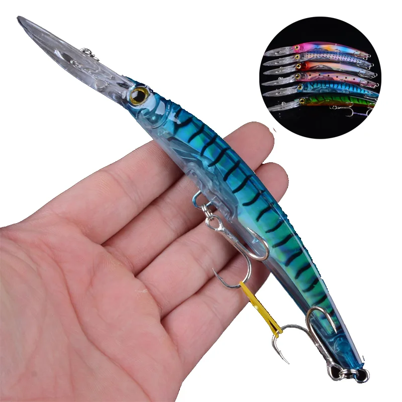 1PCS17 Cm 24g Wiggler High Quality Crank Bait Floating Hard Simulation Sinking Cod Pesca Fishing Tackle1шт17 см 24г трофейный воблер высокого качества, плавающий, имитация жерлицы, потопление, рыболовные снасти на треску Pesca