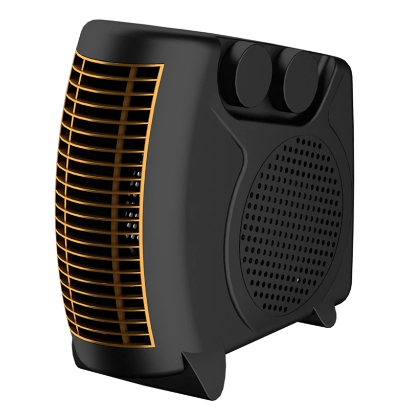 

Electric Heater 220V 600W 50Hz Mini Home Office Desktop Warm Air Heater Warmer Fan Fast Heat Thermostat Black EU Plug