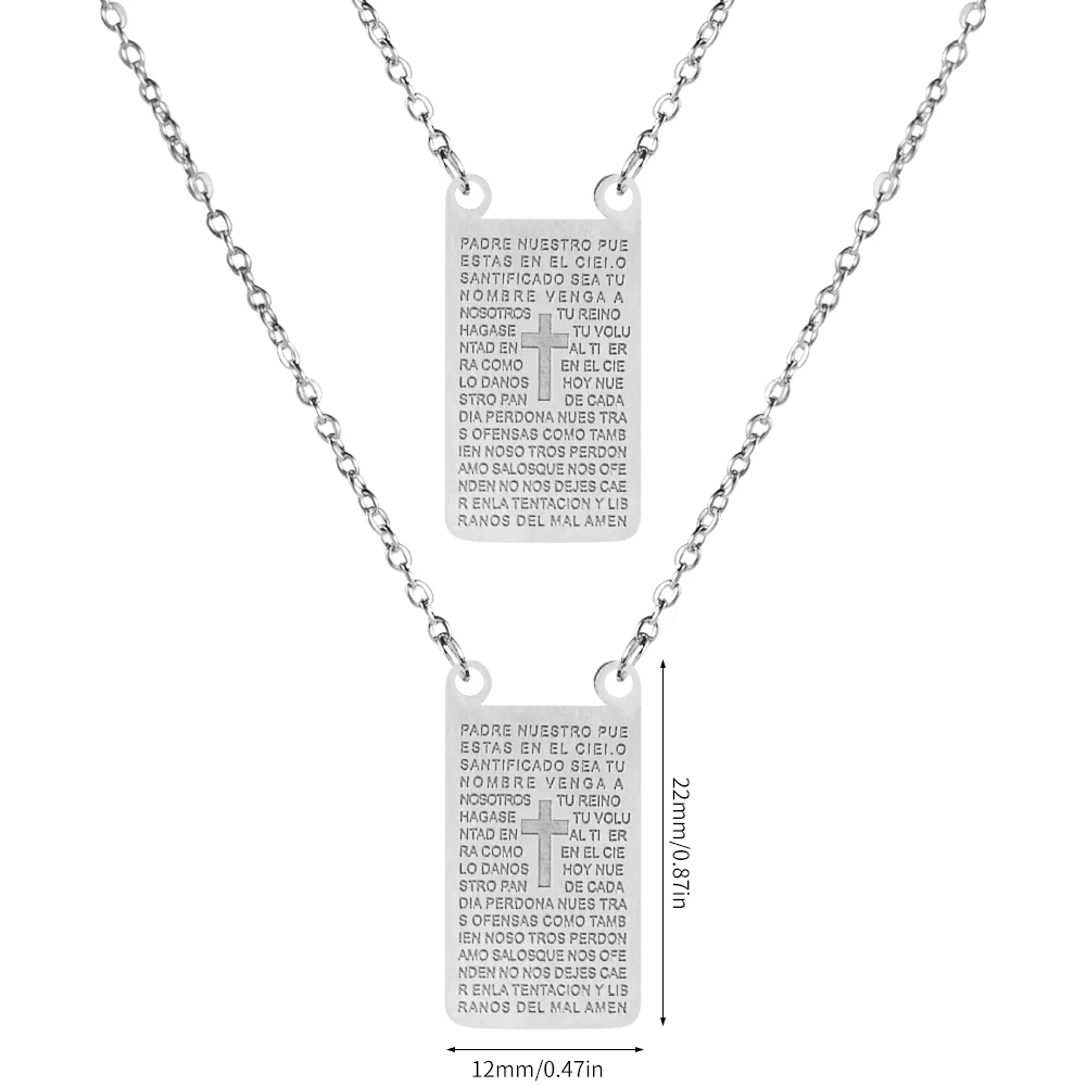 Heiligen Gold Rosenkranz Halskette Scapulars Katholischen Gesegnet Halskette Edelstahl Schmuck Für Männer Frauen Medaille Kunst Gebet Geschenke