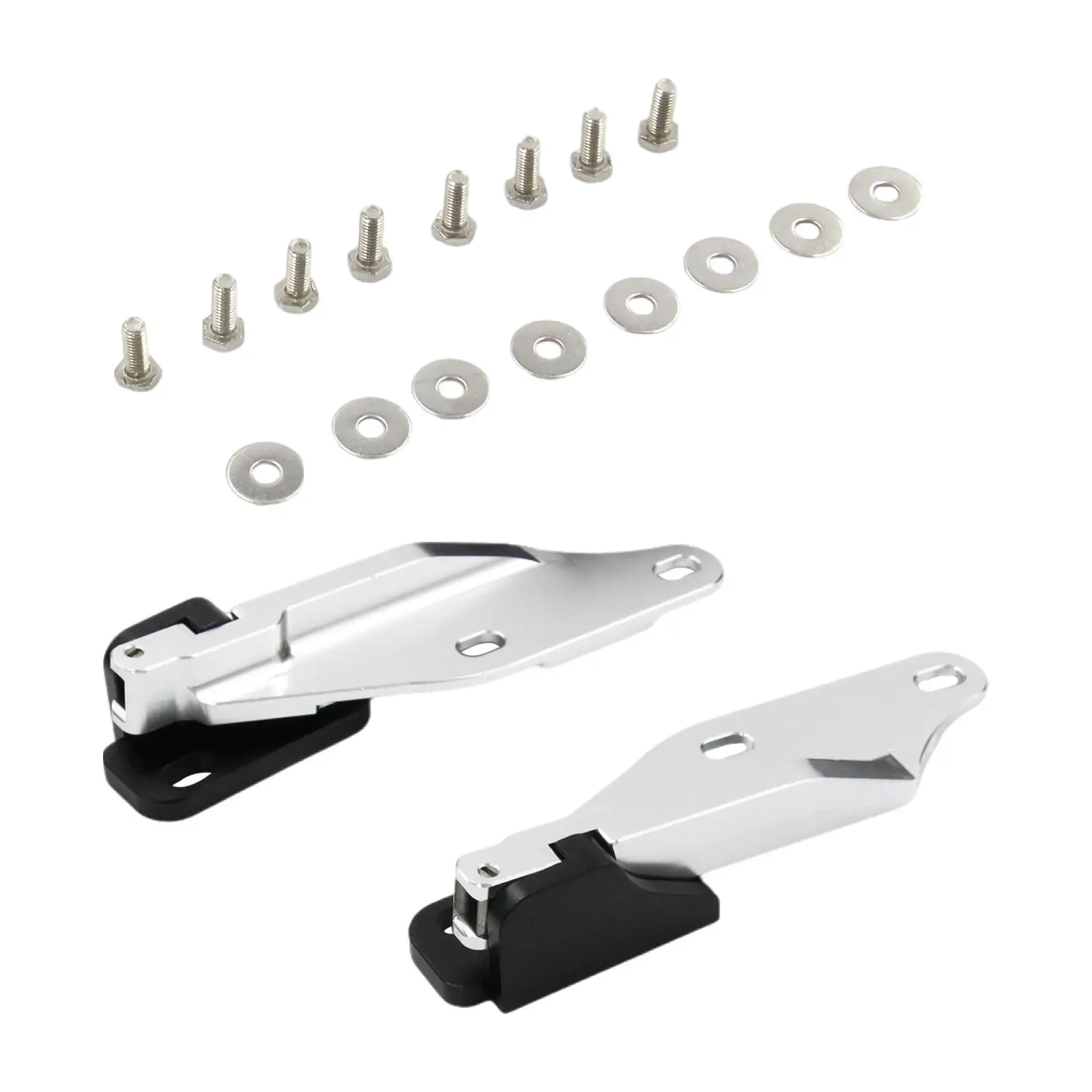 

2x Quick Release Hood Hinge Auto Durable with Screws Gaskets High Performance