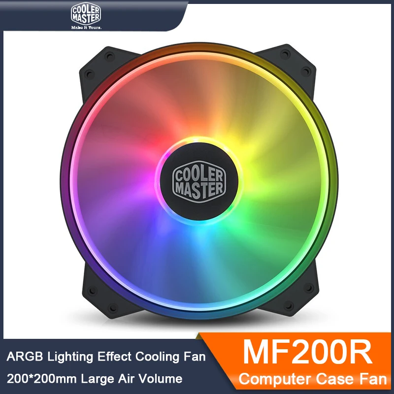 Кулер Master MF200R ARGB 200x200 5 В/3 контакта чехол для компьютера сменный вентилятор