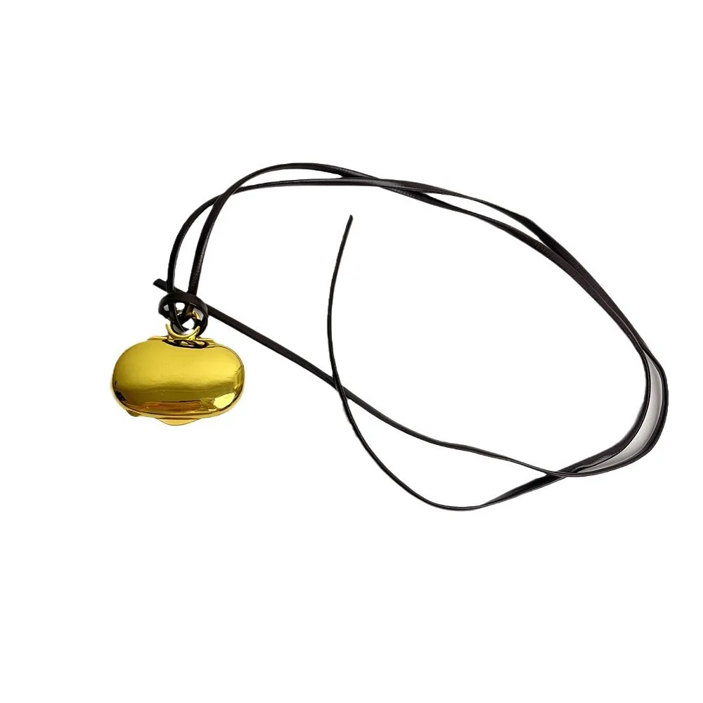 2024 новое ретро длинное золотое ожерелье в виде сокровищ лунного света