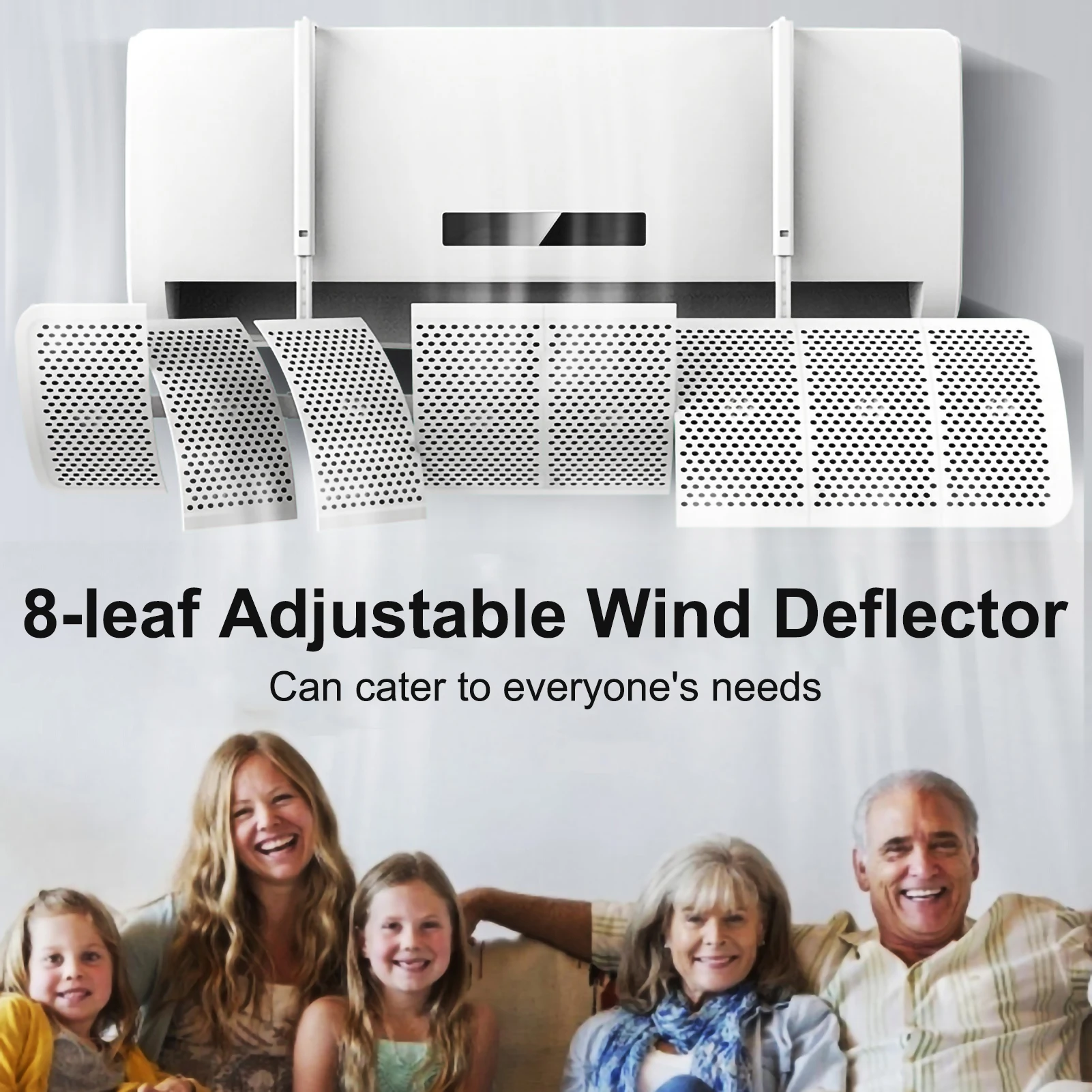 Ветровой дефлектор для кондиционирования воздуха универсальный ветрозащитный